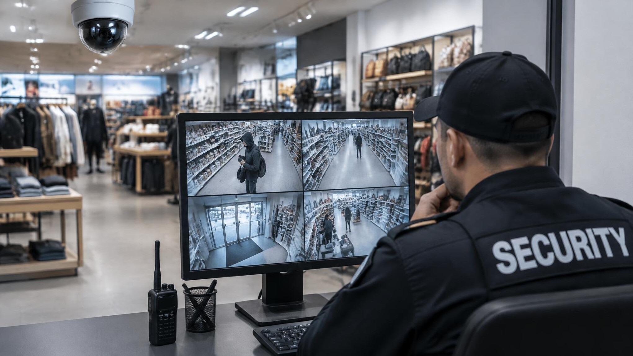 security camera in store